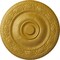 Ekena Millwork Neuveau Ceiling Medallion (Fits Canopies up to 6 3/8"), Hnd-Painted Iridescent Gold, 24 1/4"OD x 2"P CM24NAIGS - alternate 1